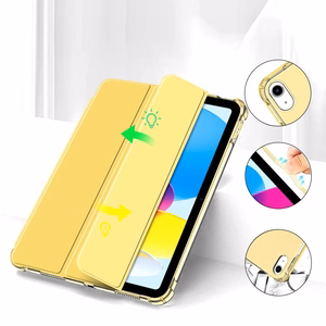 Tech-Protect SC Pen Hybrid Case for iPad 10 / 2022 - Yellow - Transparent