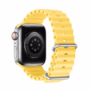 Dux Ducis OceanWave Series Hihna Apple Watch 38/40/41mm Keltainen