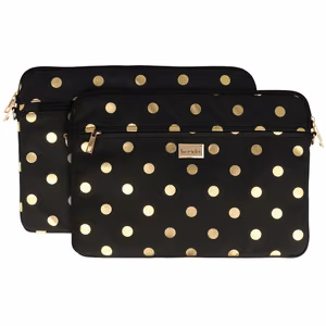 Wonder Sleeve Kannettava 13-14 tuumaa kultainen polka-dot