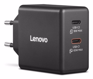Lenovo 40AW065BEU verkkolaite/invertteri sisä-/ulkokäyttöön 65 W, musta