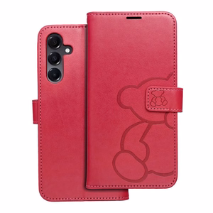 MEZZO kirjakotelo SAMSUNG A16 5G:lle nalle magenta