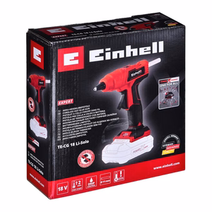 Einhell TE-CG 18 Li-Solo – akkukuumaliimapistooli, musta/punainen