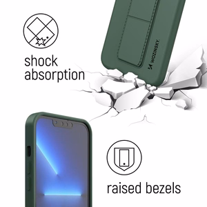 Wozinsky Kickstand Case silicone case with kickstand case for Xiaomi Redmi 10X 4G / Xiaomi Redmi Note 9 red