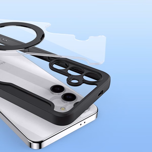 Dux Ducis Skin X Pro kotelo magneettisella sormusjalustalla Samsung S24 - musta