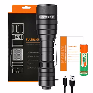 Taskulamppu Superfire F5, 1100lm, USB