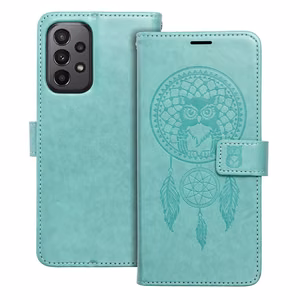 MEZZO Kirjasuojakuori Samsung A23 5G:lle dreamcatcher vihreä