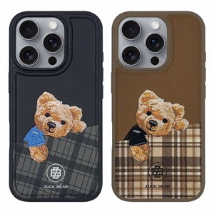 Zuck Bear Darren iPhone 16 kultainen
