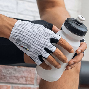 Rockbros TLS004 ROAD TO SKY Short Shock Absorbing Cycling Gloves M - White