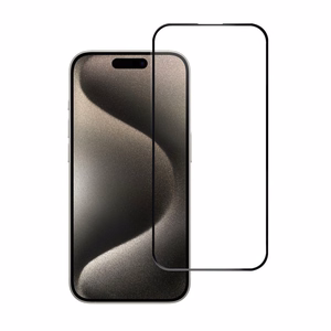 Tempered glass to iPhone 15 PRO (full glue) Blue Star 5D black