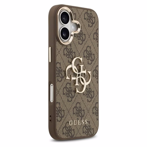 Guess 4G Big 4G Classic Logo -suojakuori iPhone 17 - ruskea ja kulta