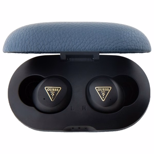 Guess Bluetooth kuulokkeet GUTWSPGTSPSB TWS + telakka-asema sininen/sininen Grained Classic Logo