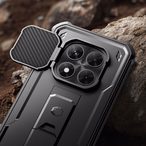 Tech-Protect Kevlar Cam+ 2-sarjan suojakuori Xiaomi Redmi Note 15 Pro 5G:lle - musta