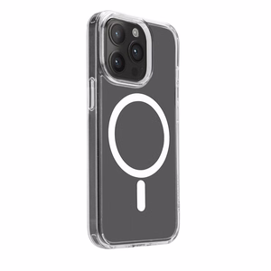 Puro PC+TPU+TPE Suojakuori integroiduilla magneeteilla LITE MAG PRO iPhone 15 Prolle, valkoinen