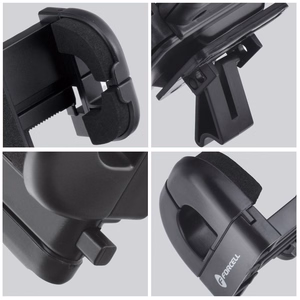 Car phone holder Forcell F-Grip Regular 17 cm windshield / dashboard / air vent black