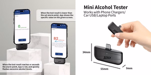 Mini Alcohol Tester, USB Type-C