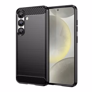 Carbon joustava TPU-silikonikuori Xiaomi Poco X7 Pro - musta