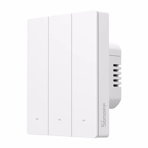 SONOFF M5-3C-80W WiFi Matter -älykäs seinäkytkin, 3-kanavainen, kehykseen