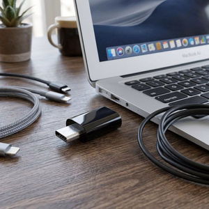 Adapteri Type C - Micro USB Blue Star - musta