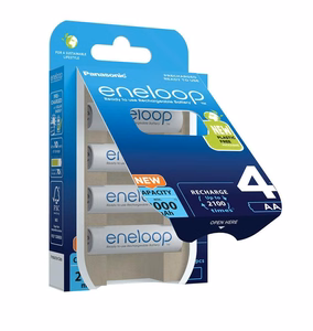 Ladattavat paristot PANASONIC ENELOOP AA 2000 mAh 4 kpl (BK-3MCDE/4CP)
