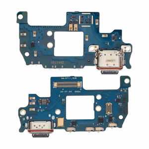 Charging Port Compatible With Samsung S711 S23 FE with Flex Silver OEM