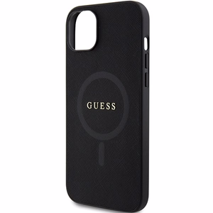 Guess GUHMP15MPSAHMCK iPhone 15 Plus 6,7 musta/musta kovakuori Saffiano MagSafe