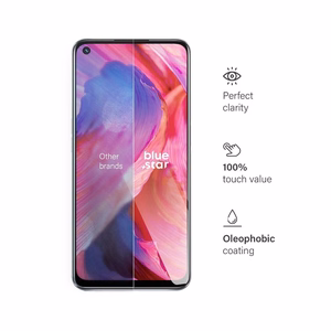 Tempered glass to Oppo A74 5G Blue Star