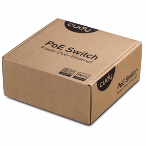 Cudy GS1005P network switch Unmanaged Gigabit Ethernet (10/100/1000) Power over Ethernet (PoE) Grey
