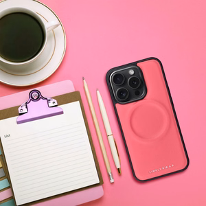 ROAR MAG MORNING suojakuori iPhone 15 Plus:lle kuuma vaaleanpunainen