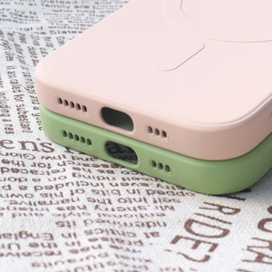 MagSafe-yhteensopiva silikonikuori iPhone 15 Pro:lle Silicone Case - sininen