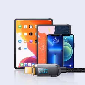 Joyroom A4 USB-C / Lightning Kaapeli 20W 1.2m näytöllä - musta