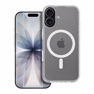 Läpinäkyvä Elite MAG COVER -kuori kellastumistoiminnolla, kameranohjauspainike ja MagSafe IPHONE 17 – läpinäkyvä