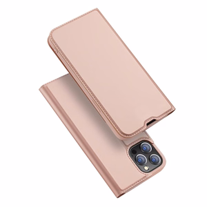 Dux Ducis Skin Pro Kirjahylly tyyppinen kotelo iPhone 13 Pro vaaleanpunainen