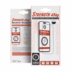 ULTRA STRONG 45 kg tempered-glass screen protector for iPhone 17 Pro Max / 18 Pro Max