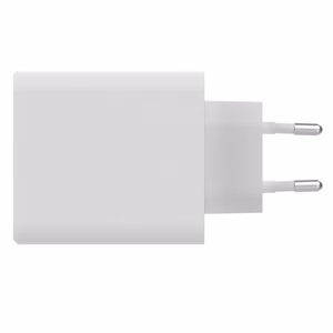 mophie Wall Adapter USB-C PD DUAL 67W GAN EU (2xUSBC), valkoinen