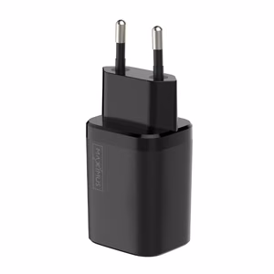 Seinälaturi MX CARBON 30W PD+QC USB-A+C musta
