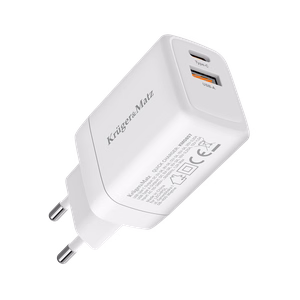 Kruger&Matz 45 W GaN -verkkolaturi Power Delivery- ja Quick Charge -toiminnoilla