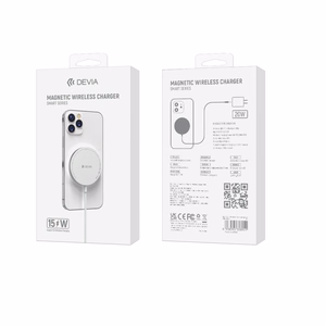 Devia wireless charger Smart magnetic 15W white