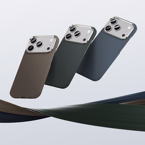 Benks Magneettinen Armor Tint Kevlar 1000D (A070) iPhone 17 Pro Max:lle sininen