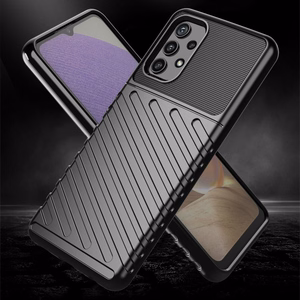 Thunder Case Joustava Kova Rugged Cover TPU Case Samsung Galaxy A72 4G sininen