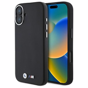 BMW M Smooth Full Wrapped Metal MagSafe Suojakuori iPhone 16 Plus:lle - Musta