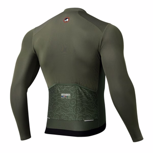 Rockbros 15220003003 ROAD TO SKY men's cycling jersey long sleeve M - green