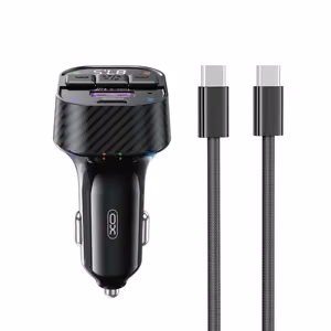 XO BCC17 FM-lähetin Bluetooth MP3 autolaturi 30W, musta
