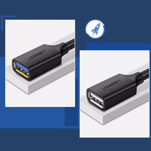 USB kaapeli Ugreen USB 3.0 naaras - USB 3.0 uros 1M