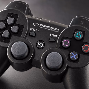Esperanza EGG109K peliohjain musta Bluetooth Joystick analoginen Playstation 3