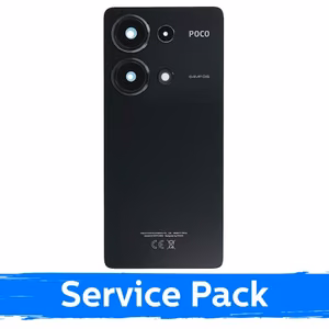 Takakansi, yhteensopiva Xiaomi Poco M6 Pro 4G / musta / (Service Pack)