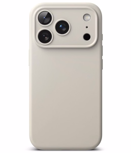Ringke MagSafe -silikonisuojakuori laitteelle iPhone 18 Pro – beige