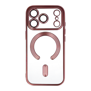 Metallic Magsafe Case for Iphone 16 Pro Pink