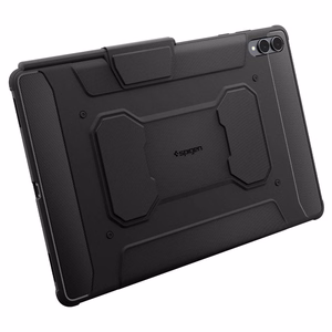 Spigen Rugged Armor Pro Suojakuori Samsung Galaxy Tab S11 Ultra 14.6:lle - Musta