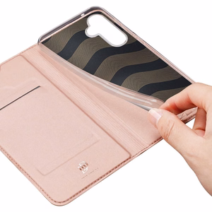 Dux Ducis SKIN PRO lompakkosuojakuori Samsung S25 Plus ruusukulta