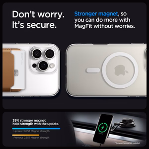 Spigen Liquid Crystal Mag MagSafe Suojakuori iPhone 16 Pro 6,3 kirkas